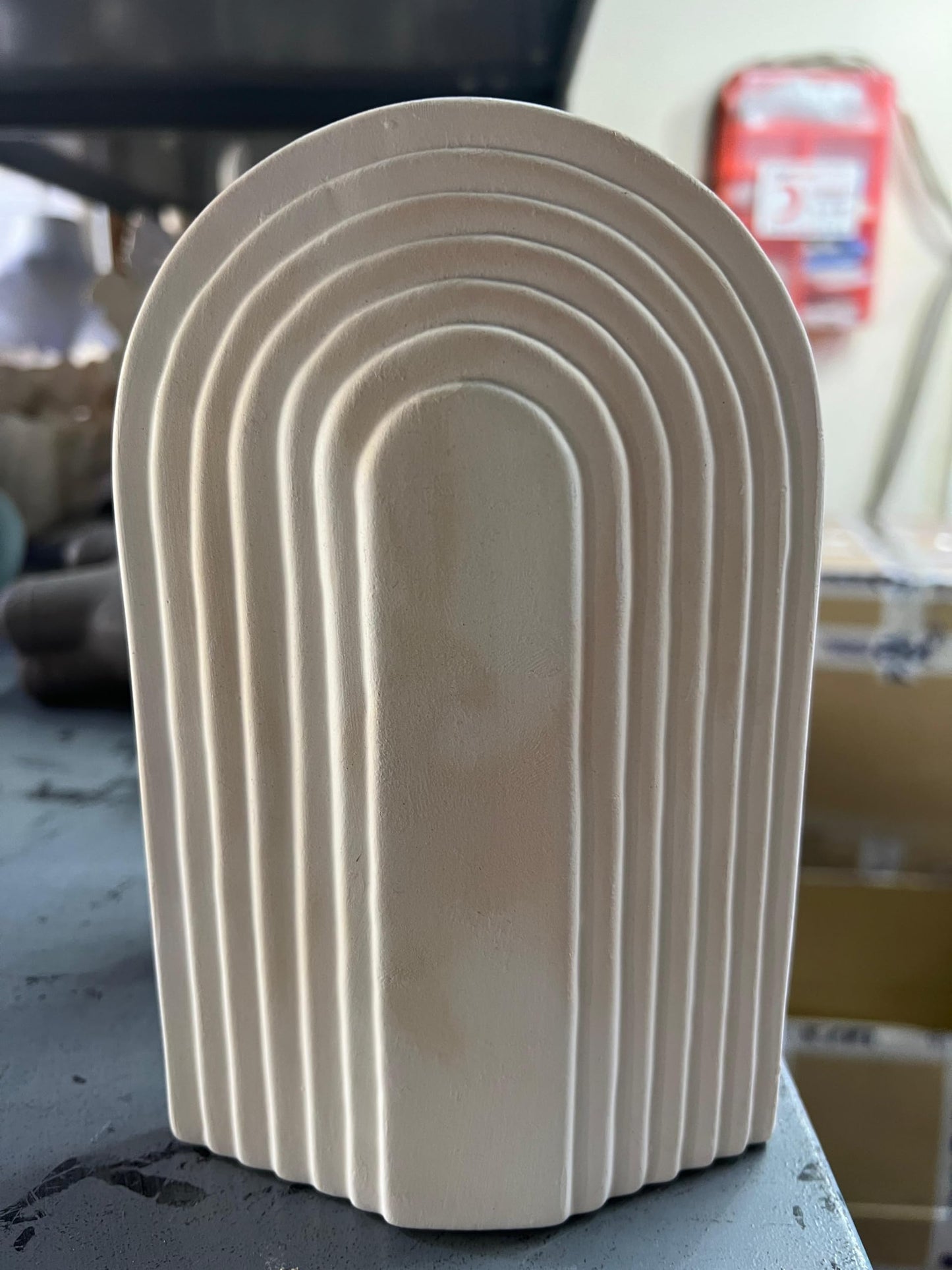 Ceramic Arch Statue, Boho Arch Sculpture, Nordic Style Home Decor, Modern Geometric Decor, Ceramic Bookends, Modern Bookends, Bookshelf Decor, Modern Bookends Gift