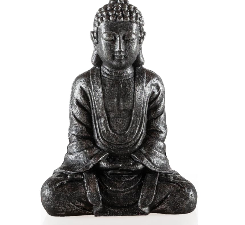 Meditating Buddha Statue, Polyester Buddha Figurine, Small Buddha Sculpture, Buddha Statue in Meditation Pose, Buddha Sculpture