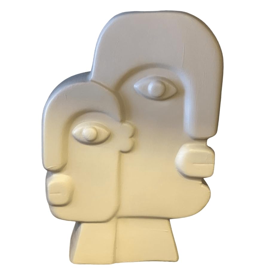 Ceramic Face Art Vase, Flower Face Vase, Abstract Face Sculpture, Nordic Style Vase, Nordic Rustic Decoration, Home Accents, Picasso Vase, Face Vase, Face Art Vase, Abstract Face Vase