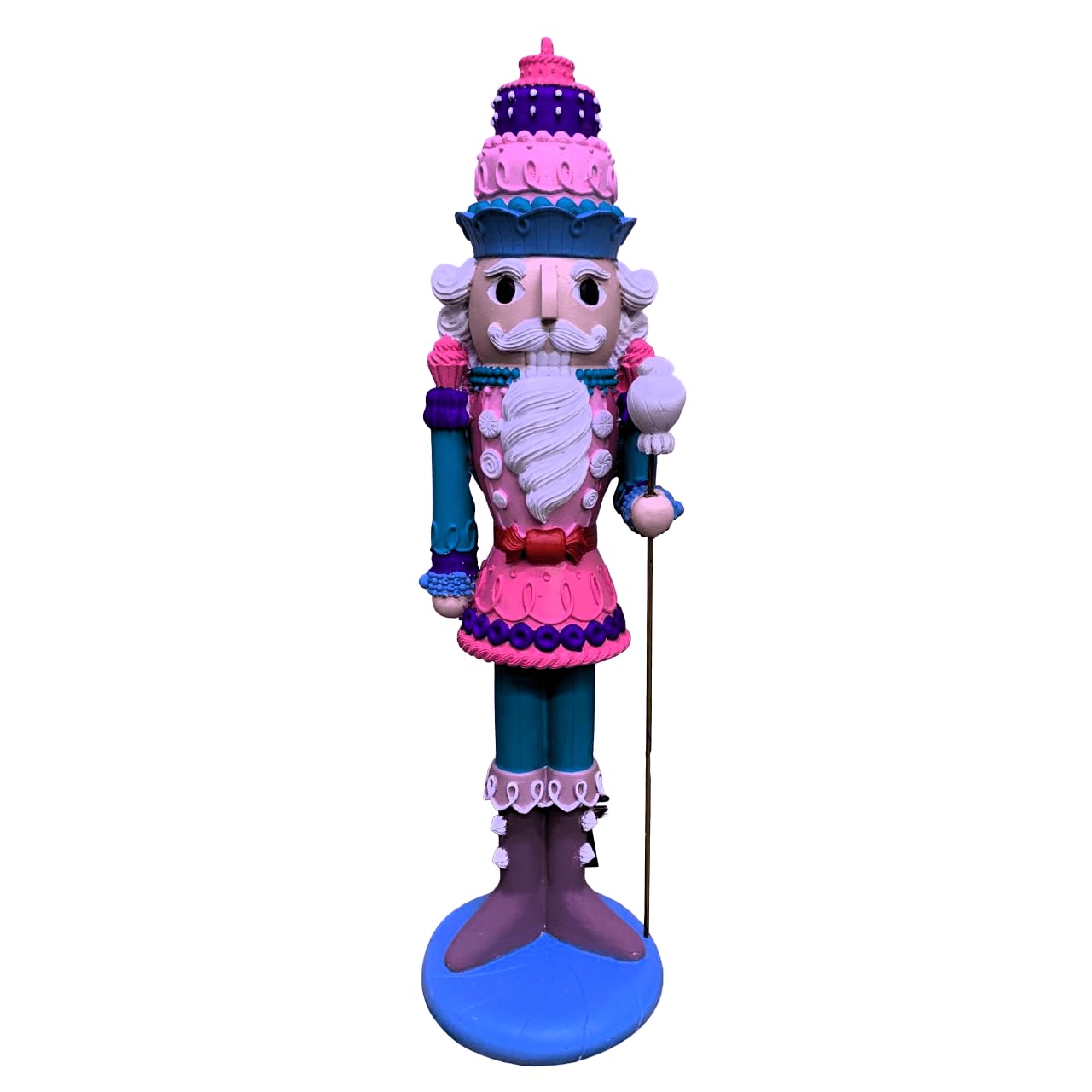 Christmas Nutcracker Soldier Figurine, Colorful Nutcracker Soldier, Festive Nutcracker Statue, Soldier Pastry Maker, Nutcracker Sculpture, Nutcracker Figurine, Nutcracker Soldier Sculpture