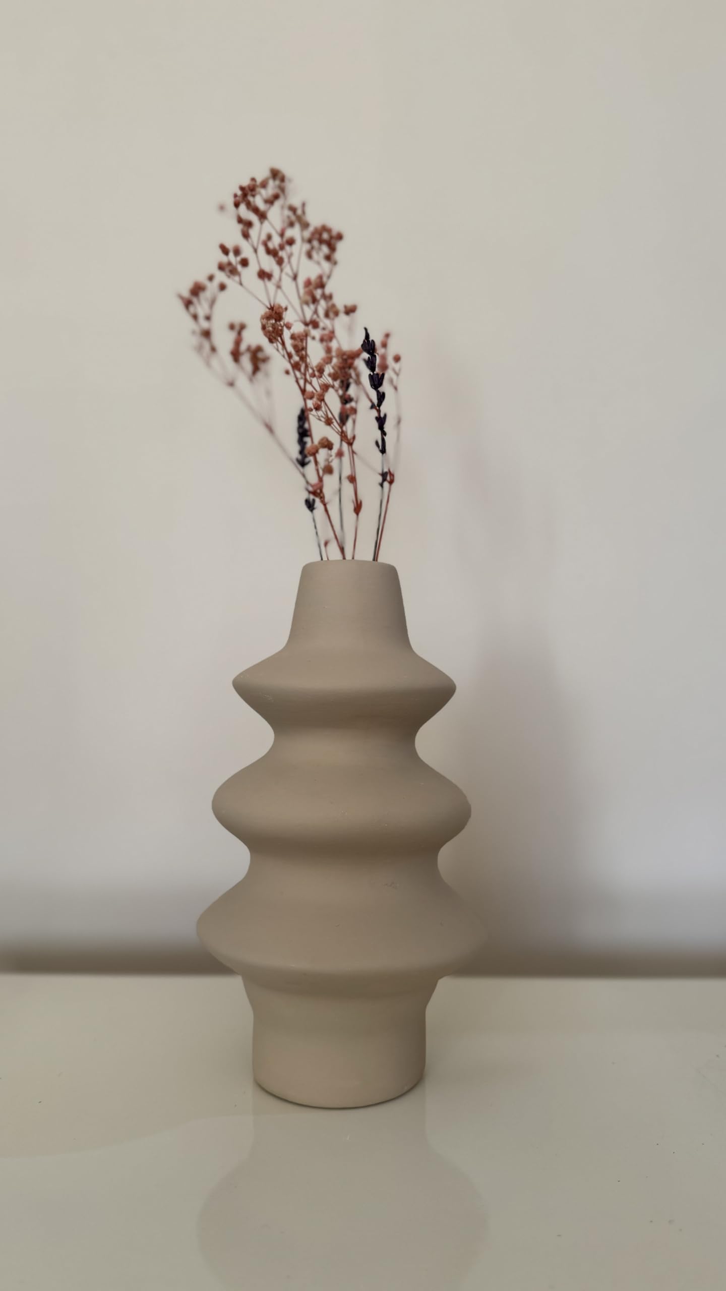 Keramik-Blasenvase, 2er- oder 3er-Set, Nordische Blasenwirbelvase, Blumentopf, Vase für getrocknete Blumen, Nordische Vase, Wellen-Keramikvase, Dekorative Vase, ZicZac-Vase, Blasenvase
