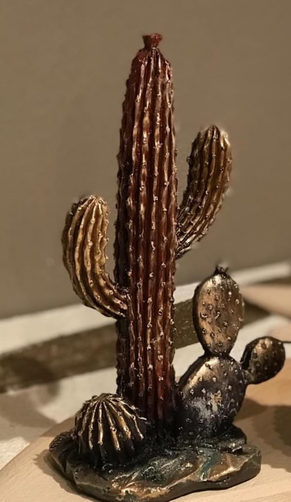 Decorative Cactus Statue, Polyester Cactus Decor, Cactus Statue, Cactus Home Decor, Artificial Cactus Art, Cactus Table Decor, Cactus Decor