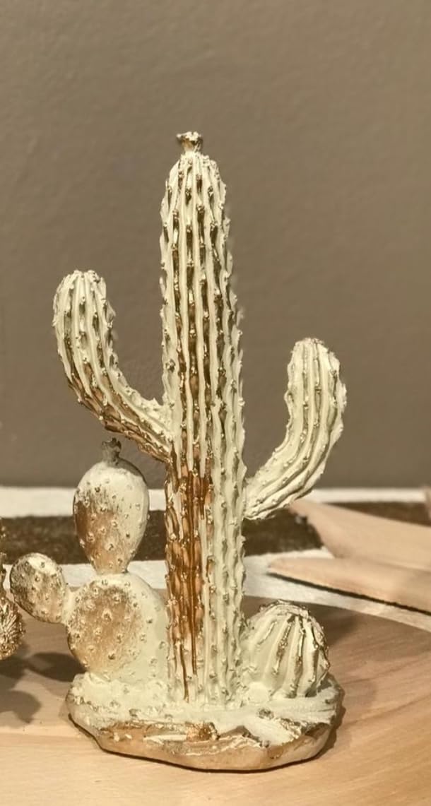 Decorative Cactus Statue, Polyester Cactus Decor, Cactus Statue, Cactus Home Decor, Artificial Cactus Art, Cactus Table Decor, Cactus Decor