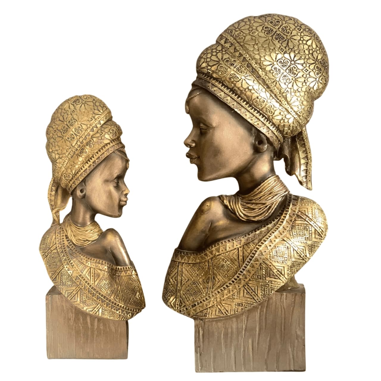 African Woman Bust Sculpture, Traditional African Art Decor, African Woman Sculpture, Ethnic Style Sculpture, Traditional African Decor, African Woman Statue