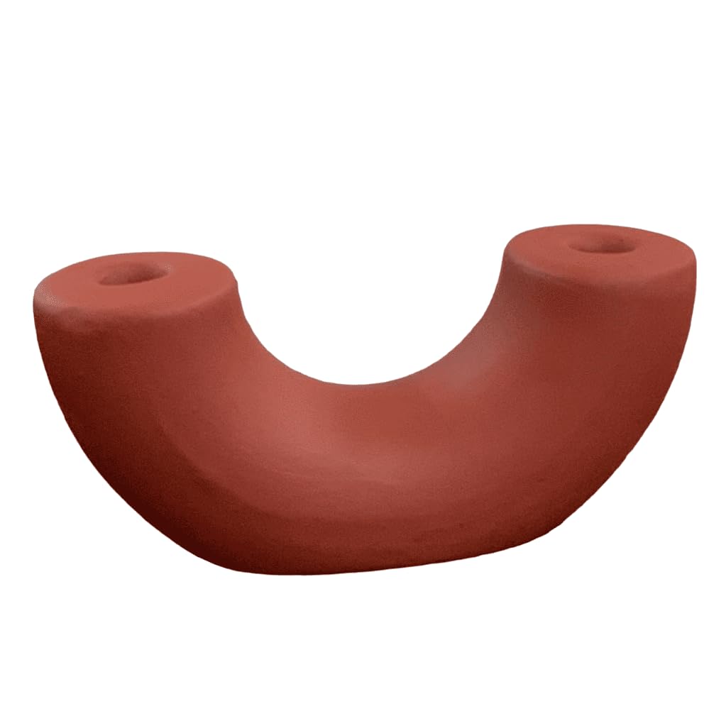 Ceramic U-shaped Sculpture, Handmade Ceramic Decor, Decorative Art Object, Home Accents, Minimalist Tabletop Art Decor, Shaped Sculpture, Shaped Vase, Tabletop Vase