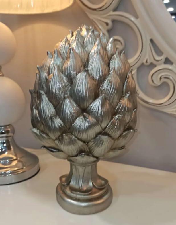 Decorative Artichoke Sculpture, Elegant Artichoke Decor, Polyester Artichoke Sculpture, Artichoke Statue, Polyester Artichoke Statue