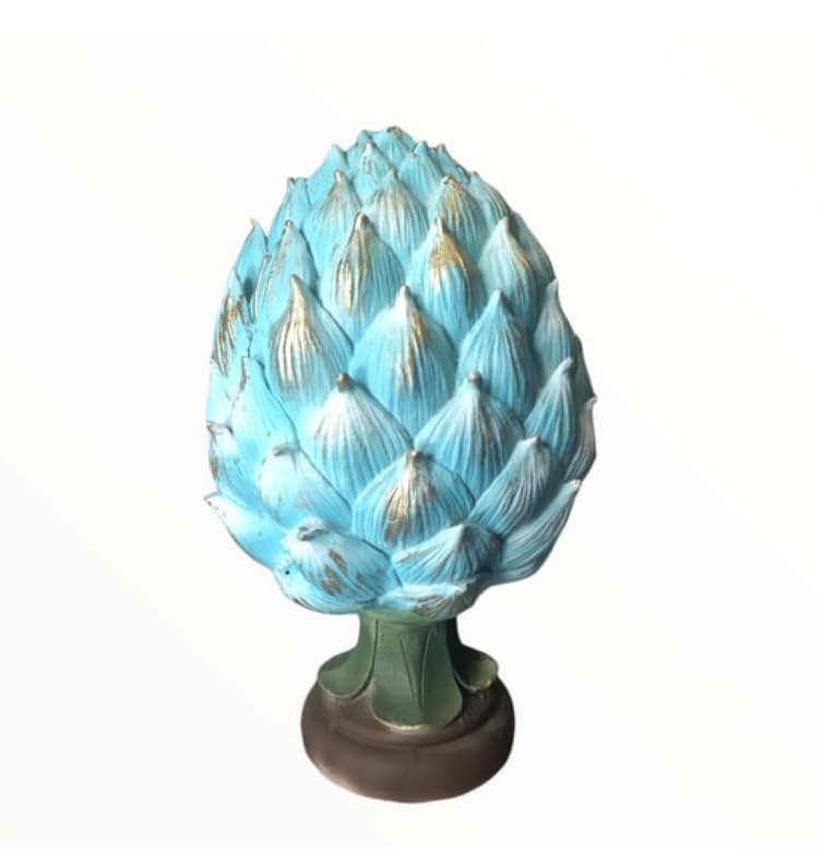 Decorative Artichoke Sculpture, Elegant Artichoke Decor, Polyester Artichoke Sculpture, Artichoke Statue, Polyester Artichoke Statue