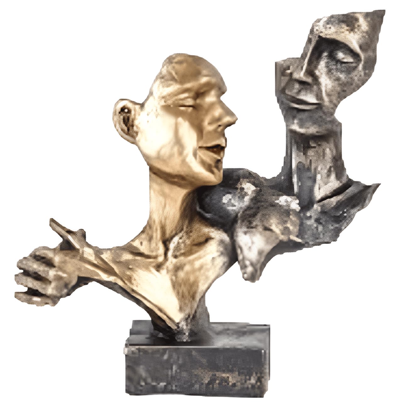 Romantic Couple Sculpture, Abstract Kissing Couple Statue, Anniversary Gift, Love Gift Idea, Couple Decor, Couple Statue, Love Couple Statue, Love Couple Decor