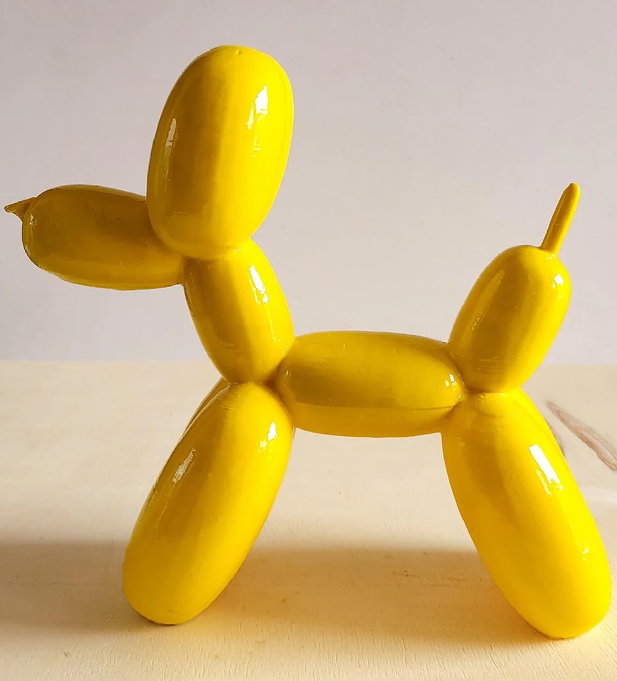 Balloon Dog Statue, Polyester Balloon Dog Figurine, Balloon Puppy Shelf Table Decor, Balloon Puppy Figurine, Balloon Animal Decor