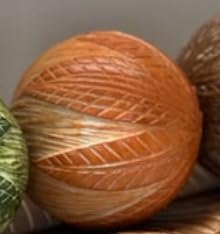 Decorative Textured Sphere, Round Accent Ball, Decorative Accent Ball, Modern Table Decor, Textured Sphere Decor, Geometric Art Ball