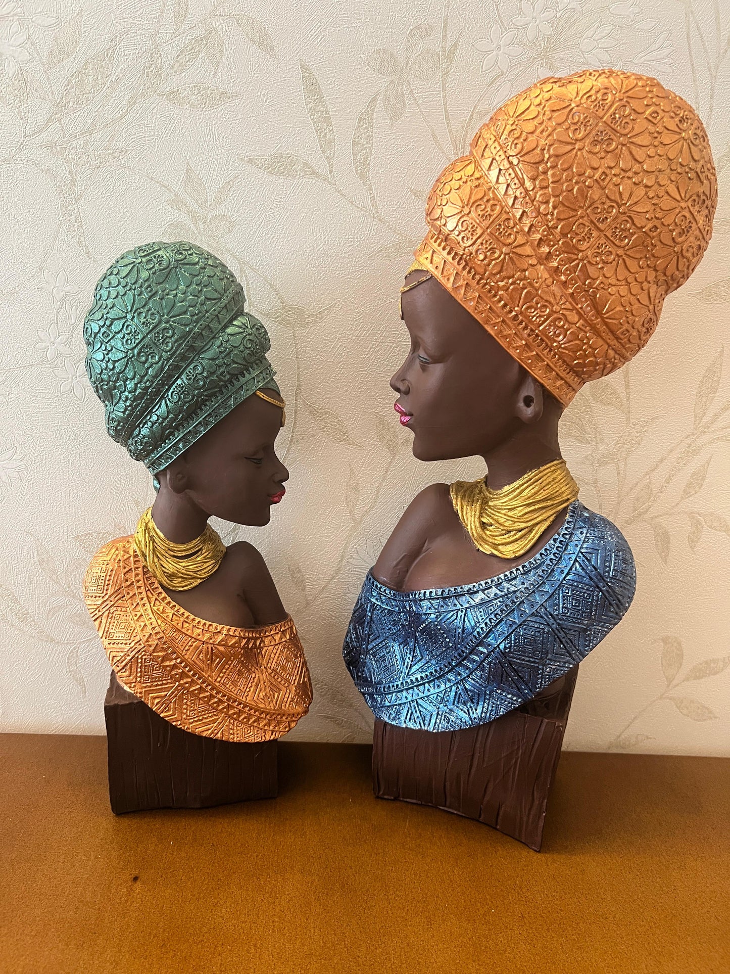 African Woman Bust Sculpture, Traditional African Art Decor, African Woman Sculpture, Ethnic Style Sculpture, Traditional African Decor, African Woman Statue