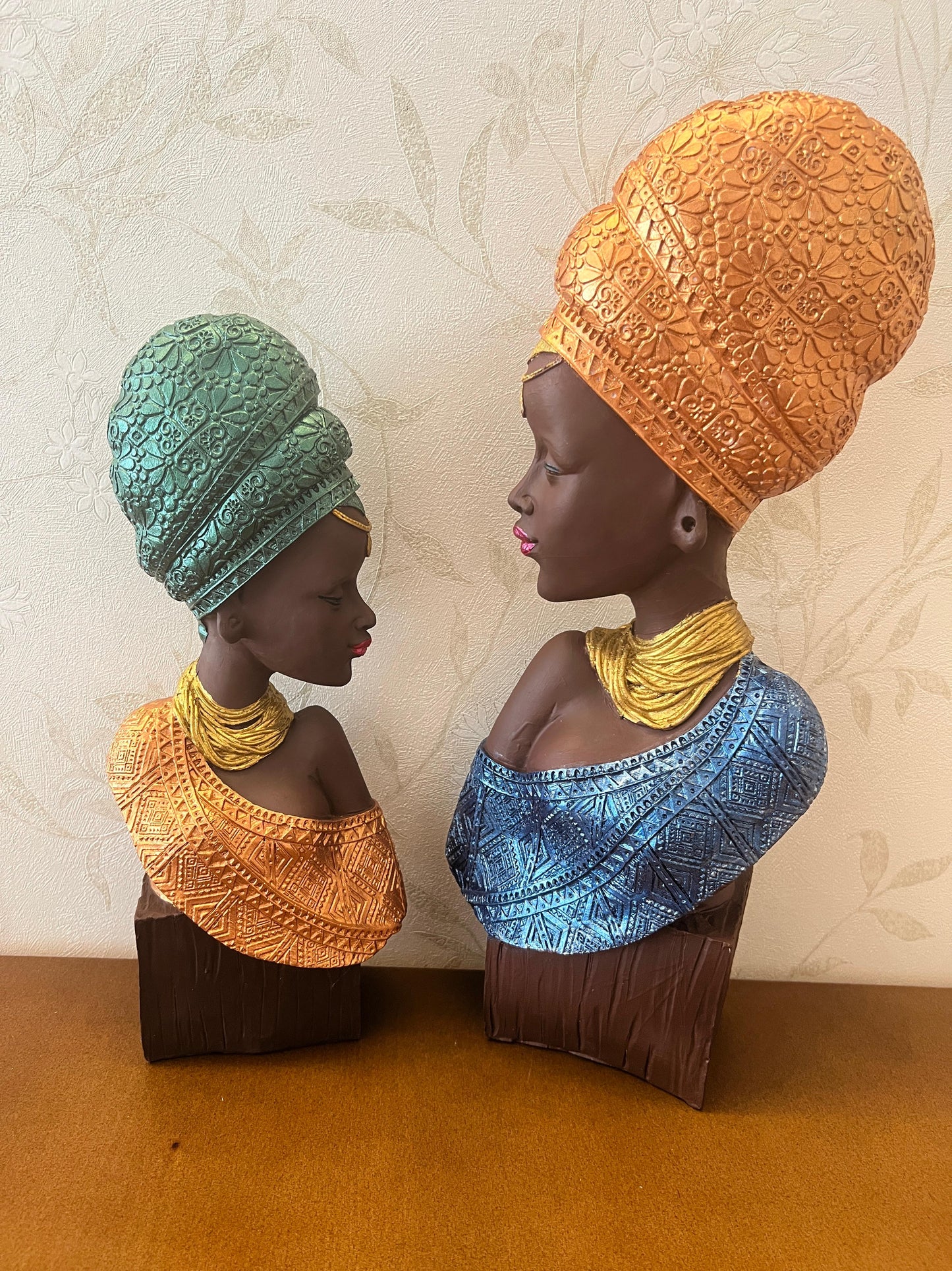 African Woman Bust Sculpture, Traditional African Art Decor, African Woman Sculpture, Ethnic Style Sculpture, Traditional African Decor, African Woman Statue