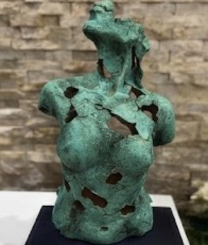 Handmade Abstract Female Statue, Modern Art Sculpture, Handmade Female Torso Decor, Handmade Female Torso Statue, Abstract Torso Statue
