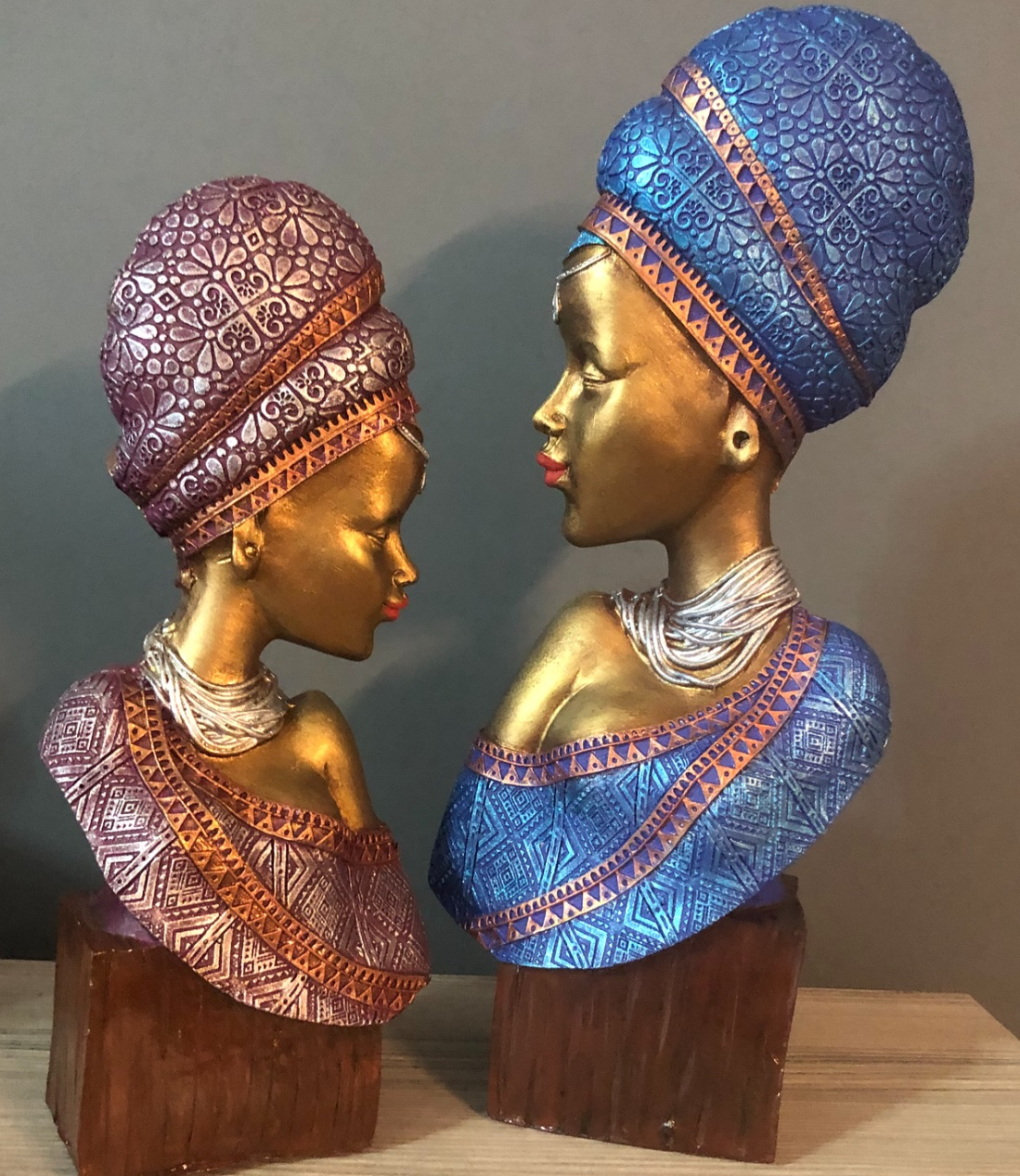 African Woman Bust Sculpture, Traditional African Art Decor, African Woman Sculpture, Ethnic Style Sculpture, Traditional African Decor, African Woman Statue