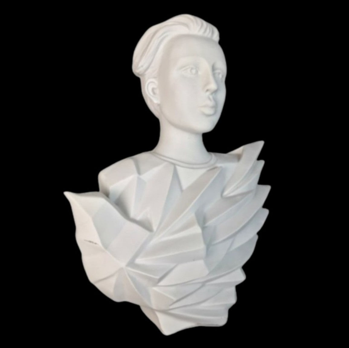 Handmade Abstract Birdman Decor, Handmade Abstract Face Statue, Handmade Birdman Sculpture Handmade Bird and Man Statue, Abstract Face Decor