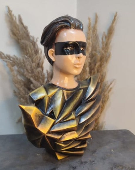 Handmade Abstract Birdman Decor, Handmade Abstract Face Statue, Handmade Birdman Sculpture Handmade Bird and Man Statue, Abstract Face Decor