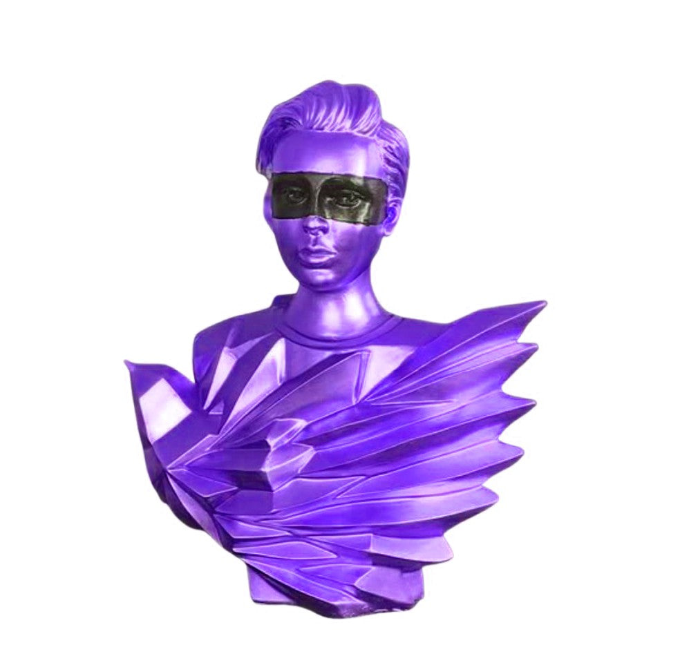 Handmade Abstract Birdman Decor, Handmade Abstract Face Statue, Handmade Birdman Sculpture Handmade Bird and Man Statue, Abstract Face Decor