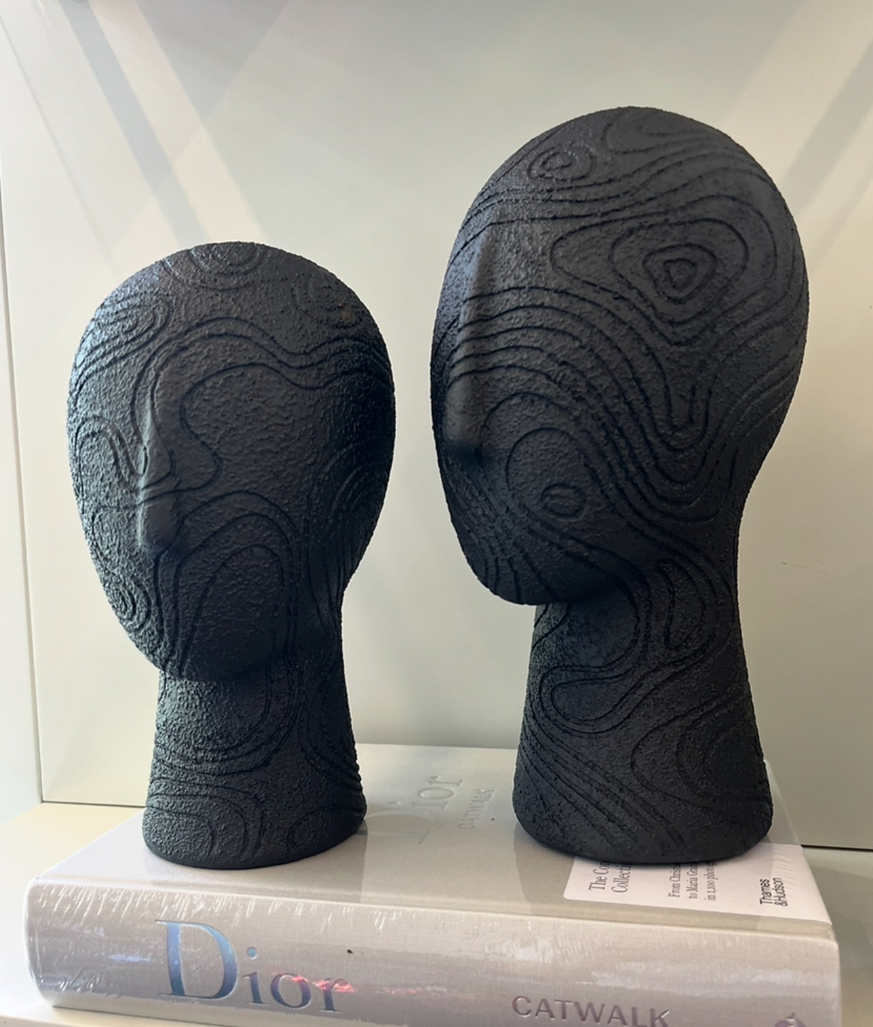 Abstract Face Sculpture Set, Textured Head Bust Decor, Modern Abstract Face Heads, Decorative Face Statue, Abstract Face Statue, Face Statue