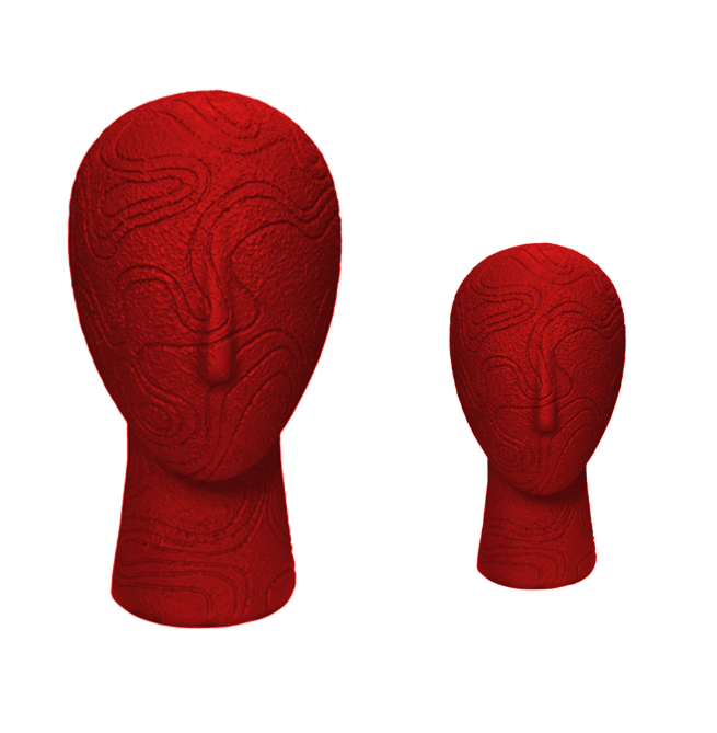 Abstract Face Sculpture Set, Textured Head Bust Decor, Modern Abstract Face Heads, Decorative Face Statue, Abstract Face Statue, Face Statue
