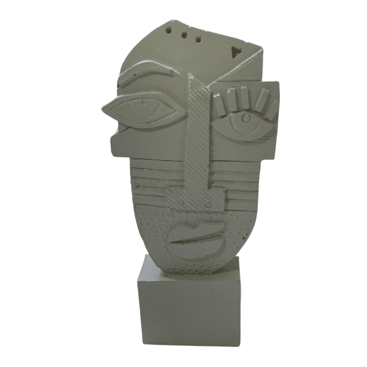 Abstract Face Statue, Picasso Style Abstract Head Statue, Picasso Face Statue, Abstract Picasso Style Bust, Picasso Inspired Abstract Statue