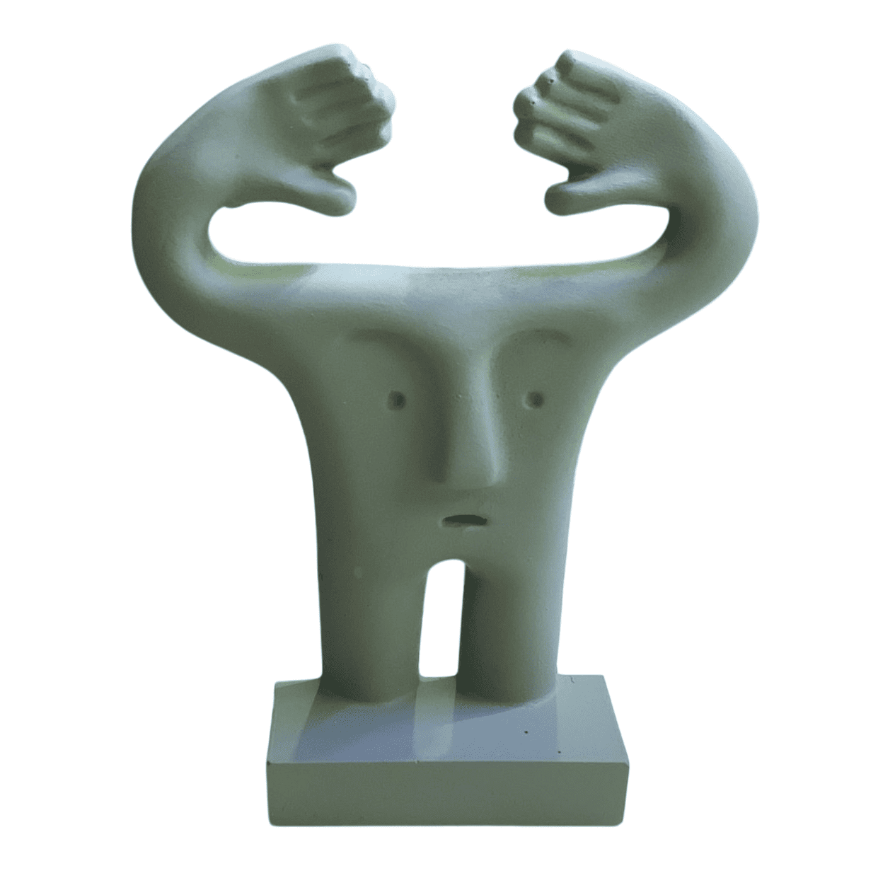 Handmade Abstract Sculpture, Hands in the Air Art Decor, Handmade Modern Abstract Decor, Handmade Abstract Face Statue, Abstract Body Statue
