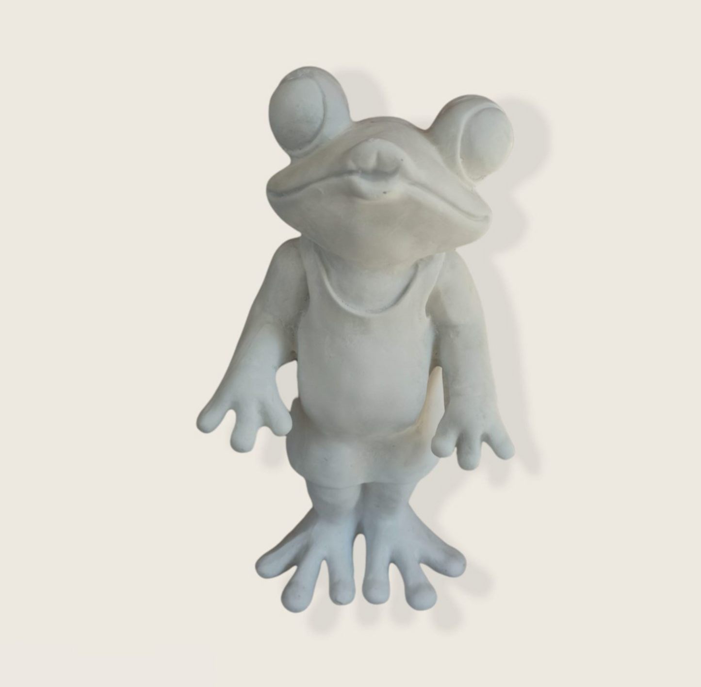 Frog Statue, Polyester Frog Garden Statue, Unique Frog Garden Statue, Frog Yard Sculpture, Standing Frog Figurine, Funny Frog Garden Statue