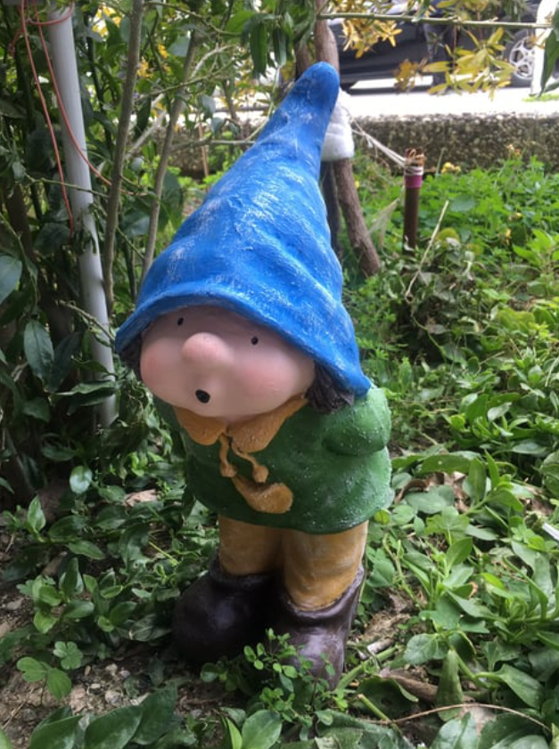 Little Boy Garden Gnome Statue, Boy Gnome Sculpture for Garden Decor, Handcrafted Little Boy Gnome Statue, Outdoor Garden Gnome Statue