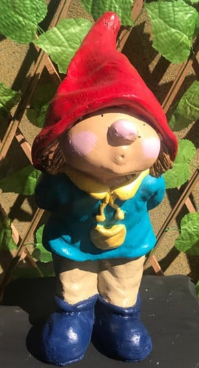 Little Boy Garden Gnome Statue, Boy Gnome Sculpture for Garden Decor, Handcrafted Little Boy Gnome Statue, Outdoor Garden Gnome Statue