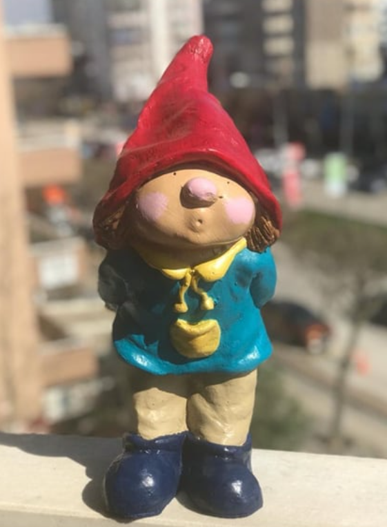 Little Boy Garden Gnome Statue, Boy Gnome Sculpture for Garden Decor, Handcrafted Little Boy Gnome Statue, Outdoor Garden Gnome Statue