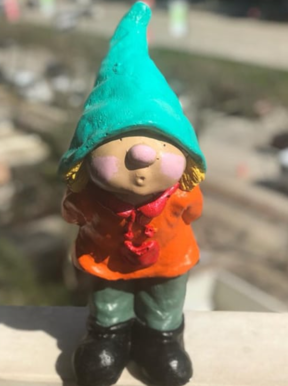 Little Boy Garden Gnome Statue, Boy Gnome Sculpture for Garden Decor, Handcrafted Little Boy Gnome Statue, Outdoor Garden Gnome Statue