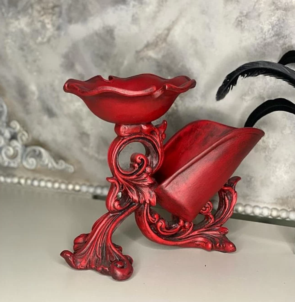 Vintage Style Wine Bottle Holder, Elegant Baroque Style Wine Rack, Sophisticated Wine Rack, Artistic Wine Rack Sculpture, Wine Rack Statue