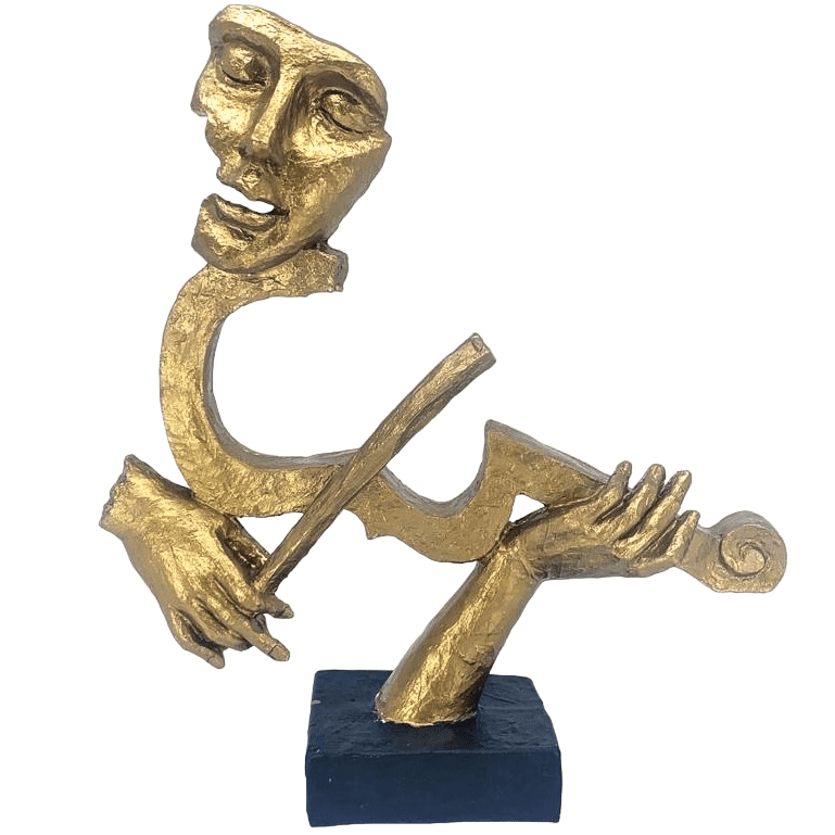 Violin Player Sculpture, Violin Player Figurine, Musician Figurine, Violinist Statue, Violinist Figurine, Violinist Sculpture, Violin Decor