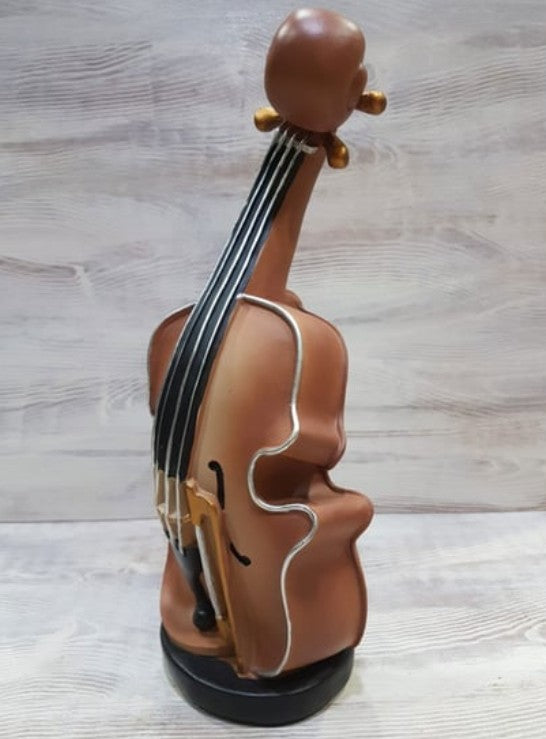Handmade Violin Decor, Abstract Music Sculpture, Modern Musician Gift, Handmade Abstract Violin Statue, Handmade Violin Art Statue
