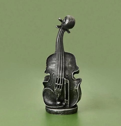 Handmade Violin Decor, Abstract Music Sculpture, Modern Musician Gift, Handmade Abstract Violin Statue, Handmade Violin Art Statue