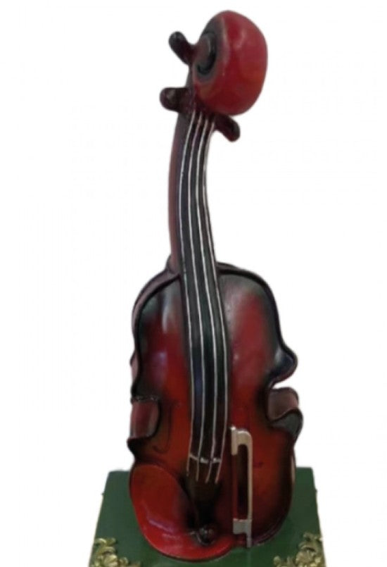 Handmade Violin Decor, Abstract Music Sculpture, Modern Musician Gift, Handmade Abstract Violin Statue, Handmade Violin Art Statue