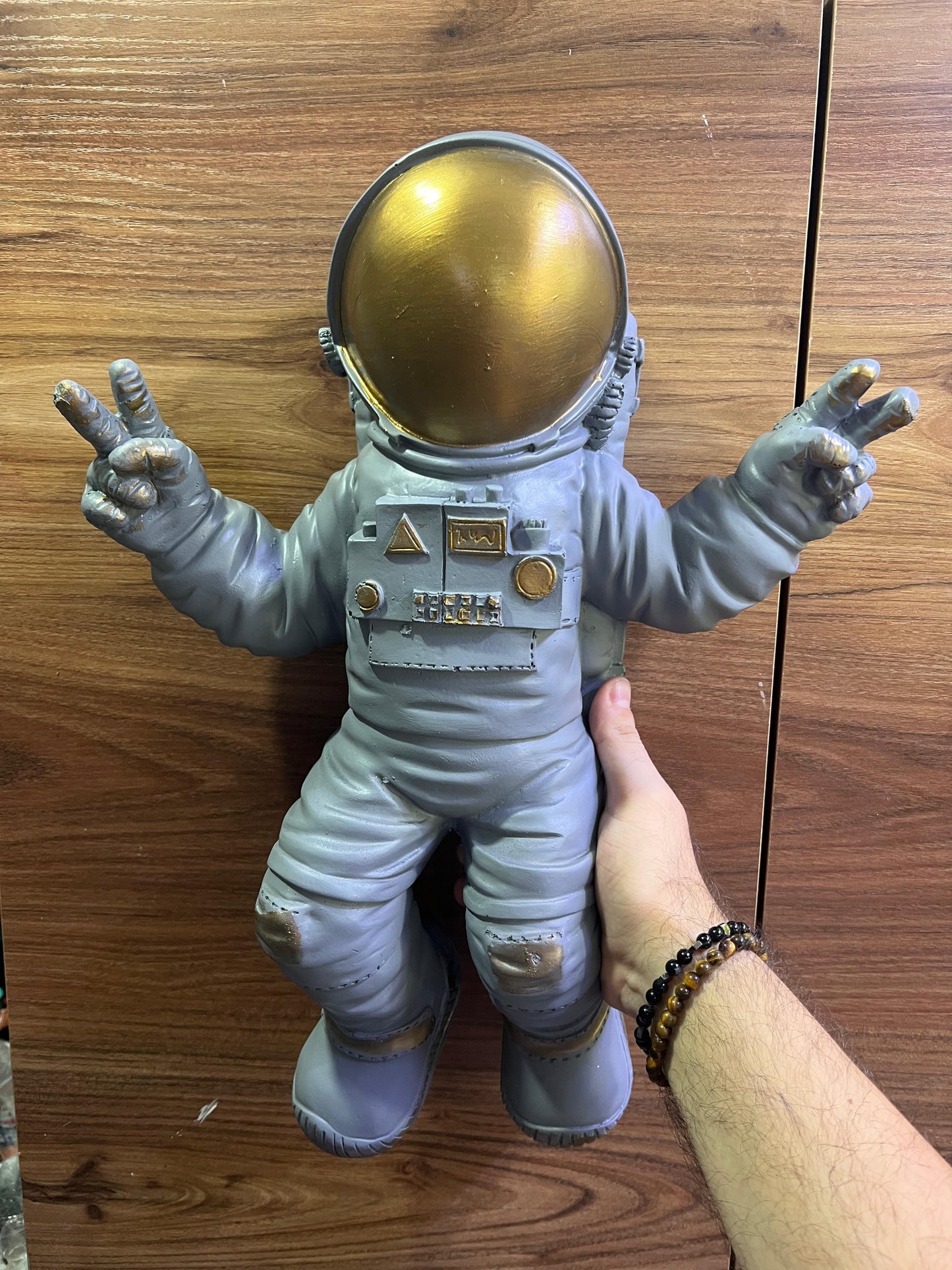 Astronaut Wall Sculpture, Space-themed Wall Decor, Astronaut Decor For Walls, Space Explorer Decorative Figurine, Astronaut Wall Figurine, Astronaut Wall Decor