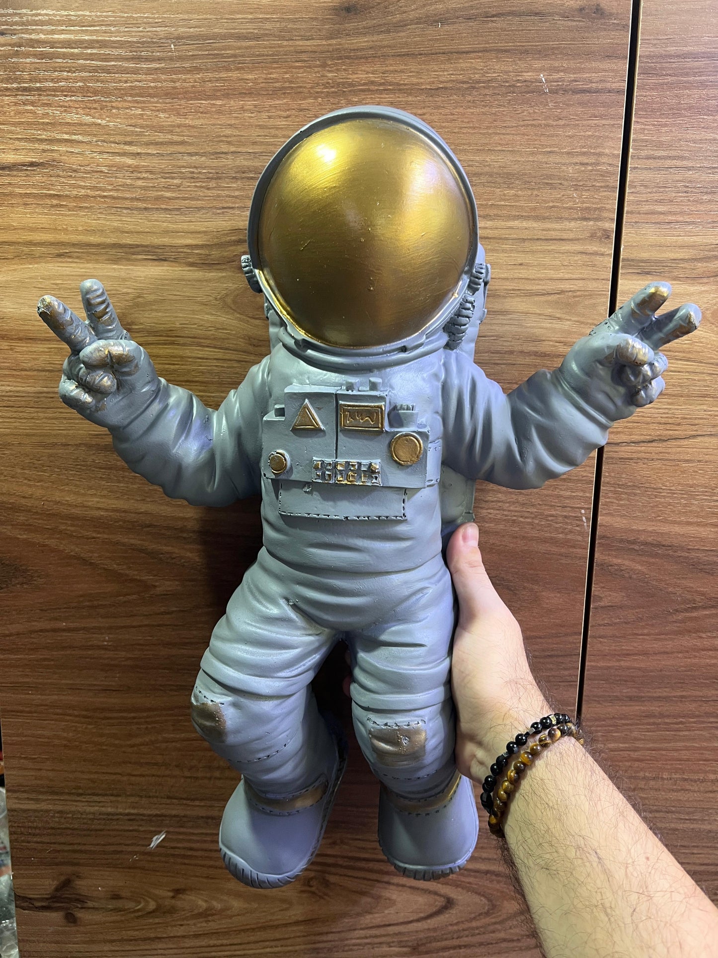 Astronaut Wall Sculpture, Space-themed Wall Decor, Astronaut Decor For Walls, Space Explorer Decorative Figurine, Astronaut Wall Figurine, Astronaut Wall Decor