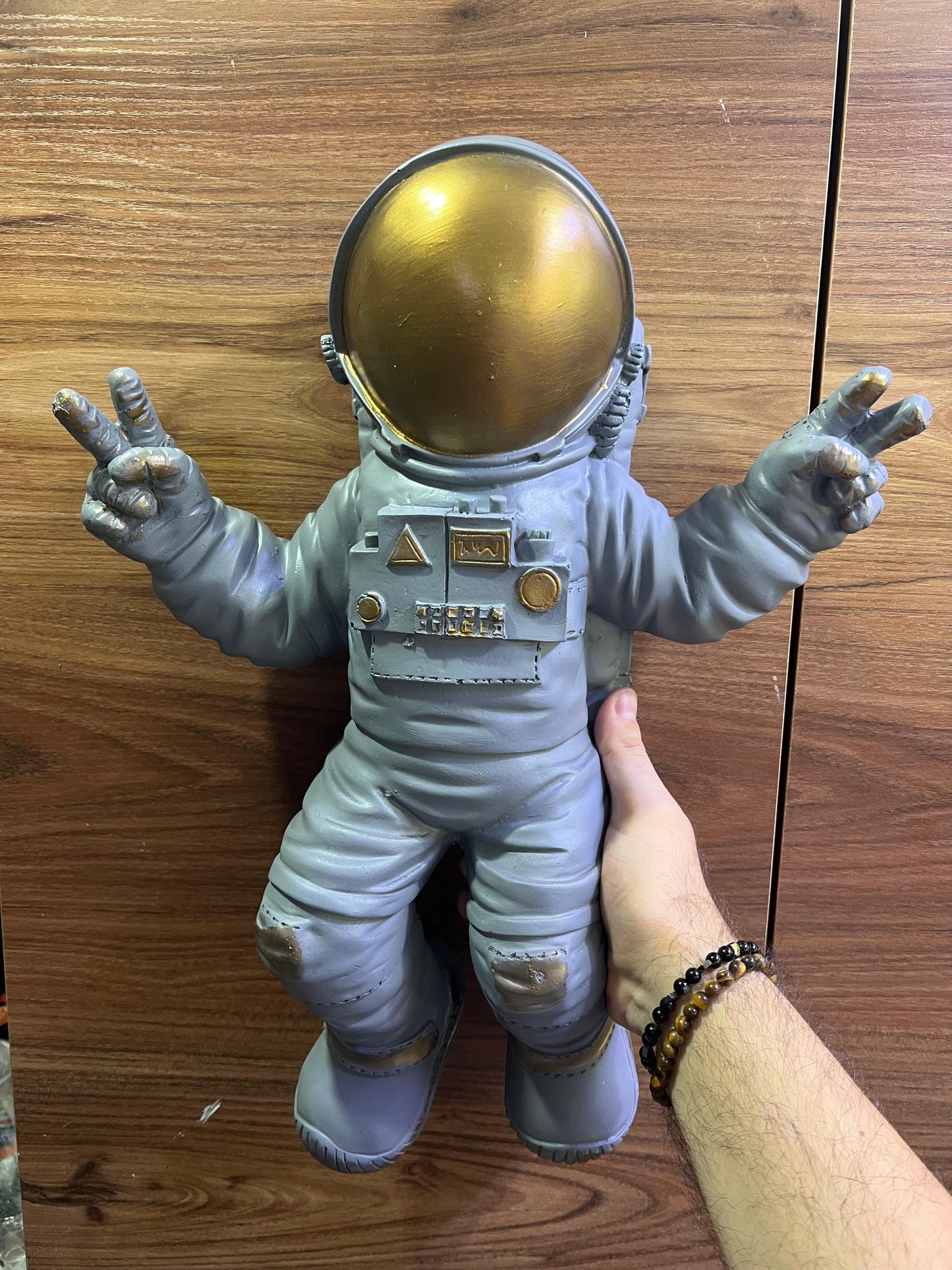 Astronaut Wall Sculpture, Space-themed Wall Decor, Astronaut Decor For Walls, Space Explorer Decorative Figurine, Astronaut Wall Figurine, Astronaut Wall Decor