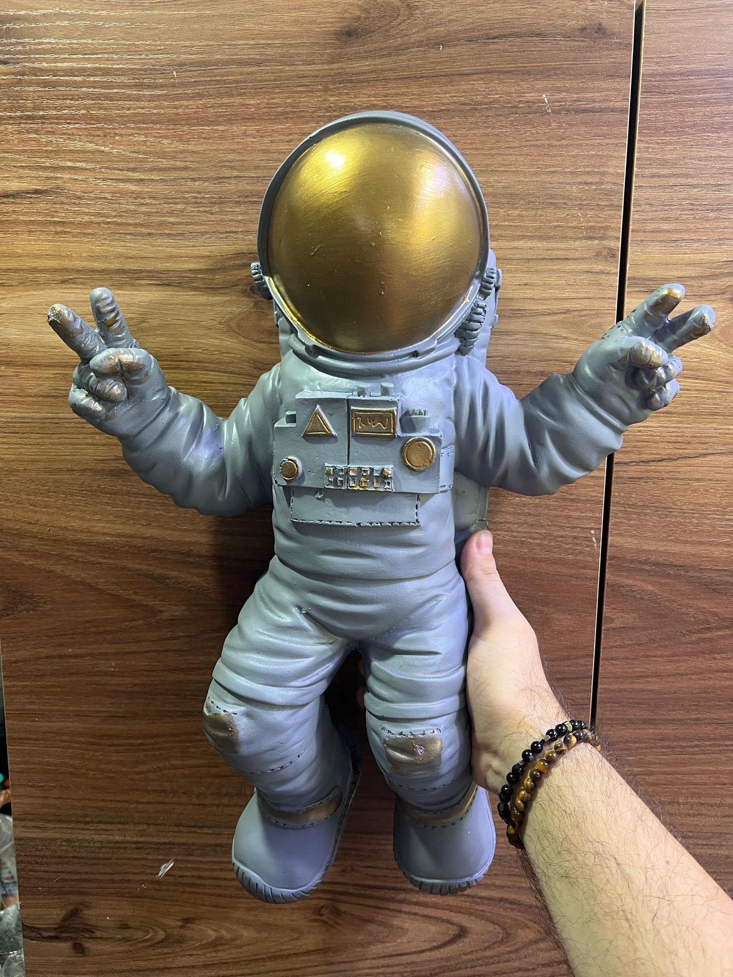Astronaut Wall Sculpture, Space-themed Wall Decor, Astronaut Decor For Walls, Space Explorer Decorative Figurine, Astronaut Wall Figurine, Astronaut Wall Decor