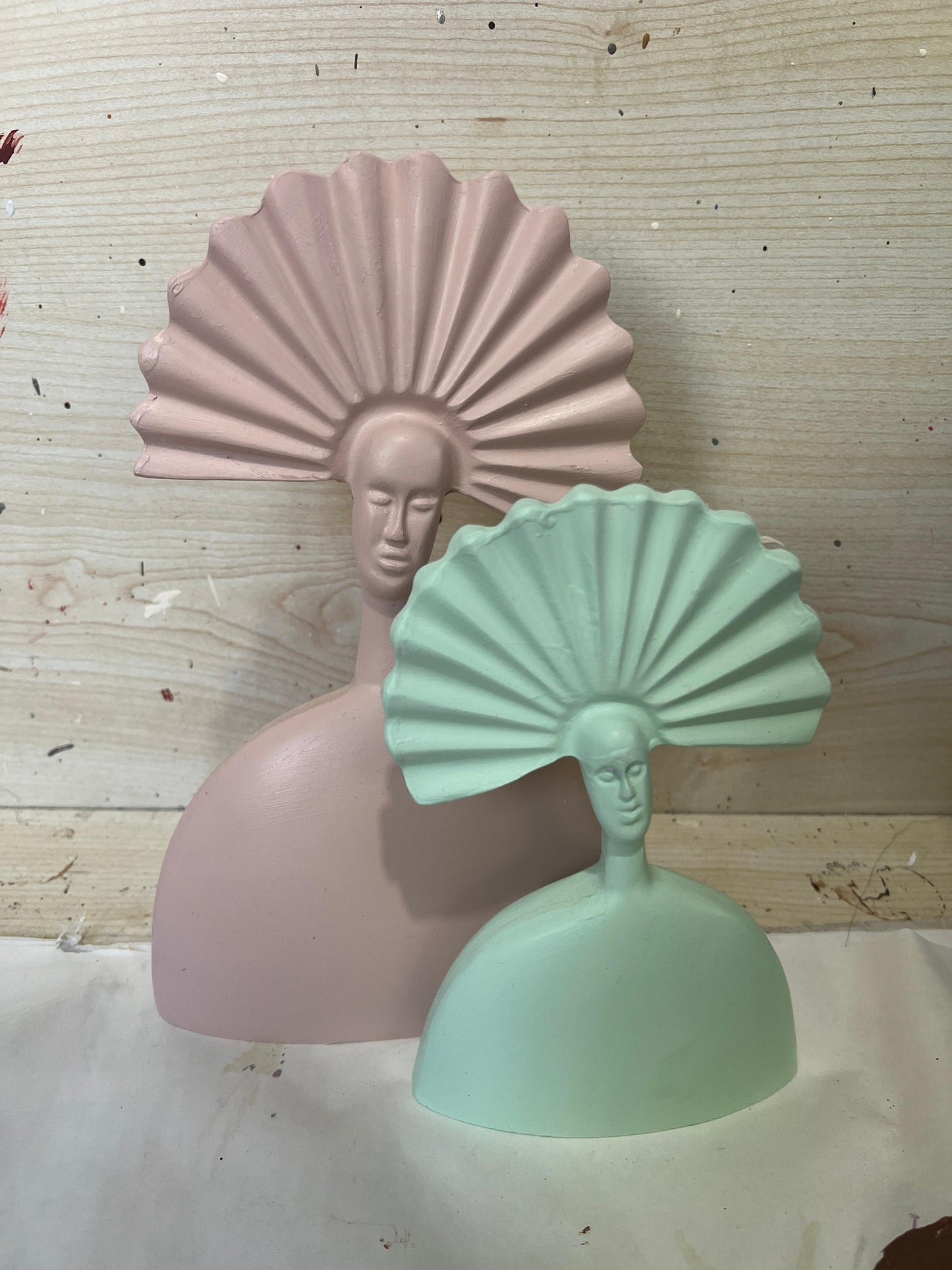 Abstract Ethnic Decor, Modern Asbtract Women Sculpture, Abstract Female Statue, Ethnic Home Decor, Unique Ethnic Art Figurine, Women Decor, Ethnic Women Decor
