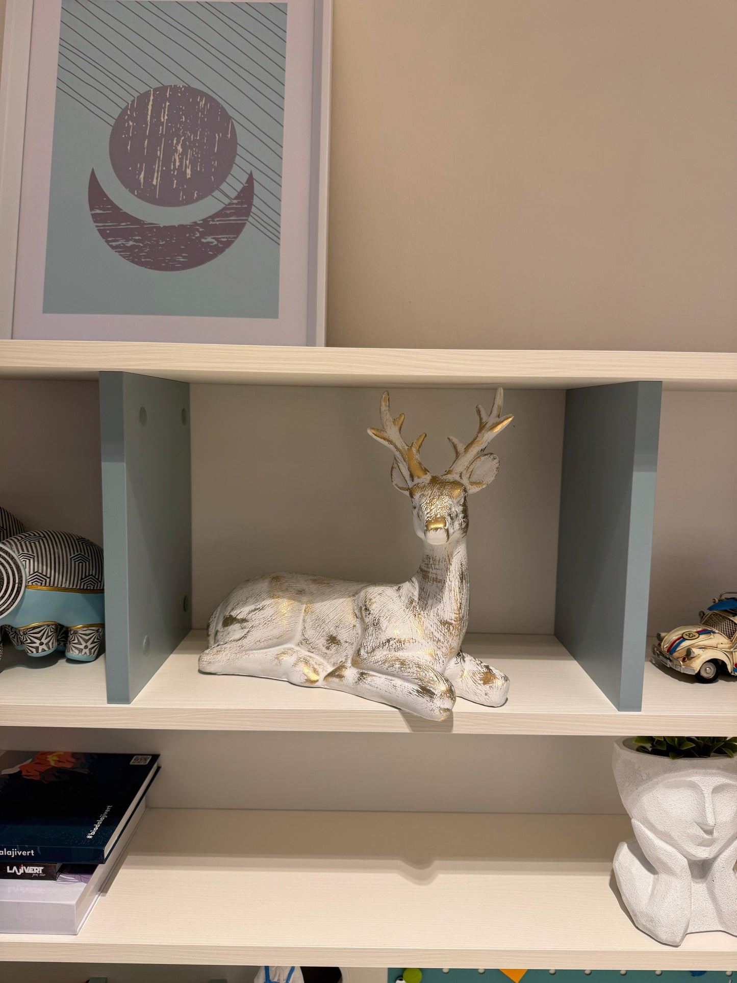 Handmade Deer Decor, Handmade Deer Figurine, Handmade Deer Sculpture, Handmade Deer Statue, Handmade Animal Decor, Elegant Deer Sculpture