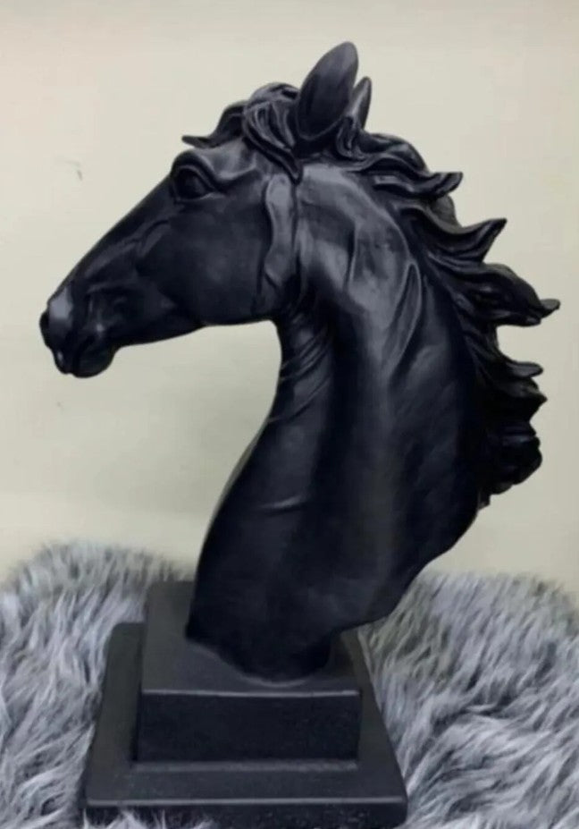 Elegant Horse Bust Statue, Horse Bust Figurine, Elegant Horse Head Bust, Rustic Horse Bust, Antique Horse Head Statue, Horse Head Bust Decor