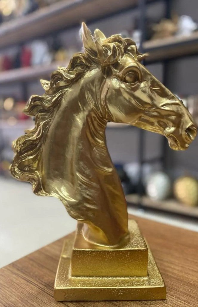 Elegant Horse Bust Statue, Horse Bust Figurine, Elegant Horse Head Bust, Rustic Horse Bust, Antique Horse Head Statue, Horse Head Bust Decor