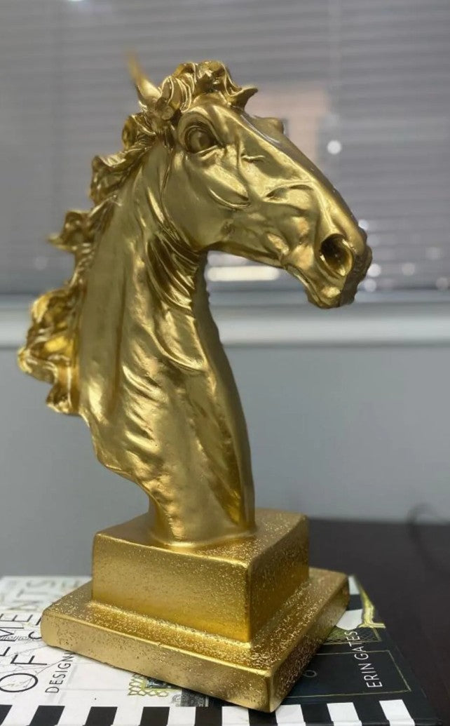 Elegant Horse Bust Statue, Horse Bust Figurine, Elegant Horse Head Bust, Rustic Horse Bust, Antique Horse Head Statue, Horse Head Bust Decor