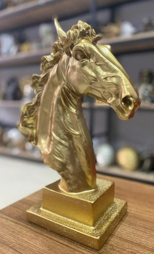 Elegant Horse Bust Statue, Horse Bust Figurine, Elegant Horse Head Bust, Rustic Horse Bust, Antique Horse Head Statue, Horse Head Bust Decor