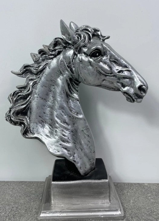 Elegant Horse Bust Statue, Horse Bust Figurine, Elegant Horse Head Bust, Rustic Horse Bust, Antique Horse Head Statue, Horse Head Bust Decor