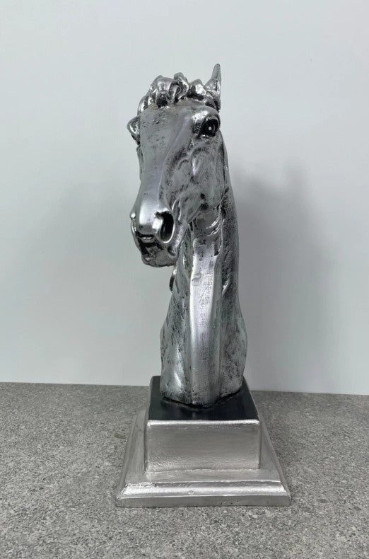 Elegant Horse Bust Statue, Horse Bust Figurine, Elegant Horse Head Bust, Rustic Horse Bust, Antique Horse Head Statue, Horse Head Bust Decor