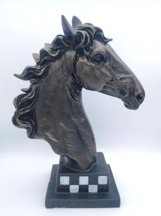 Elegant Horse Bust Statue, Horse Bust Figurine, Elegant Horse Head Bust, Rustic Horse Bust, Antique Horse Head Statue, Horse Head Bust Decor