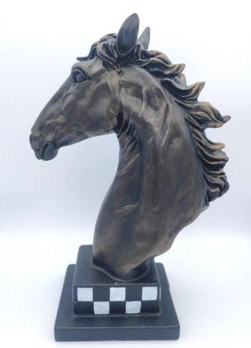 Elegant Horse Bust Statue, Horse Bust Figurine, Elegant Horse Head Bust, Rustic Horse Bust, Antique Horse Head Statue, Horse Head Bust Decor