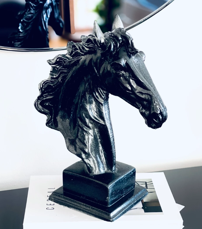 Elegant Horse Bust Statue, Horse Bust Figurine, Elegant Horse Head Bust, Rustic Horse Bust, Antique Horse Head Statue, Horse Head Bust Decor